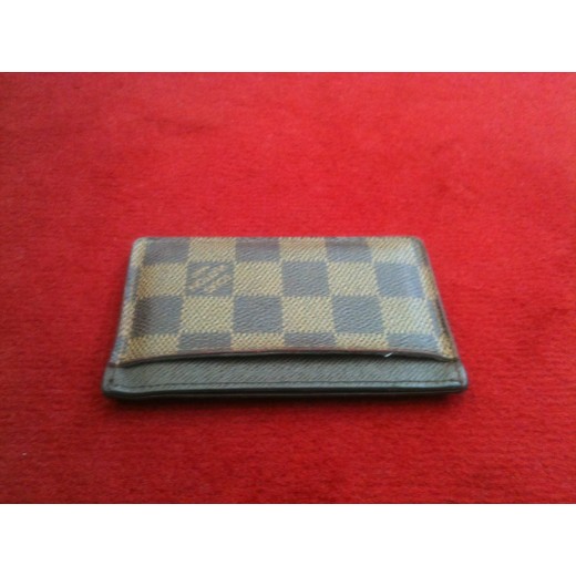 Porte-cartes Louis Vuitton Simple en toile damier