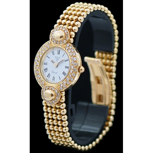 Montre Bijou or et diamants