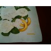 Foulard Chanel Camélias blanc en soie