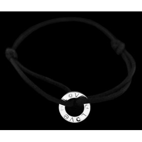 Bracelet Cartier Love Or et Diamants sur cordon