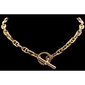 Collier Hermès Chaine d'Ancre en or