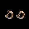 Boucles d'oreilles Cartier Trinity 3 ors