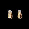 Boucles d'oreilles Cartier Double C Diamants