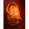 Sac Versace en cuir orange