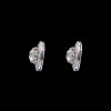 Boucles d'oreilles anciennes en or et diamants