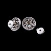 Boucles d'oreilles anciennes en or et diamants