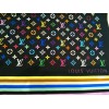 Foulard Louis Vuitton Monogram multicolore en soie.