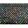Foulard Louis Vuitton Monogram multicolore en soie.