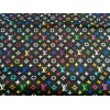 Foulard Louis Vuitton Monogram multicolore en soie.