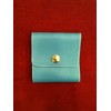 Porte-Post it Hermès en cuir Evercolor bleu
