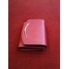 Portefeuille Lancel Albertine en cuir rouge