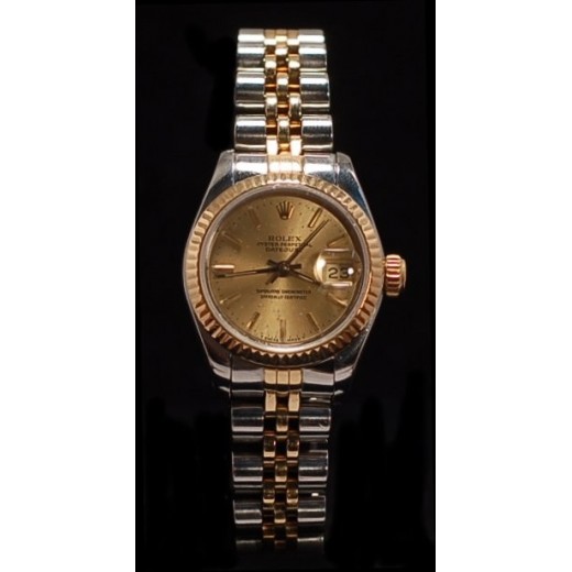 Rolex Lady Datejust or et acier