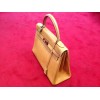 Sac Hermès Kelly 32 cm cuir gold