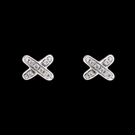 Boucles d'oreilles Chaumet Premiers Liens en or et diamants