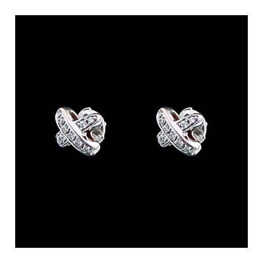 Boucles d'oreilles Chaumet Premiers Liens en or et diamants