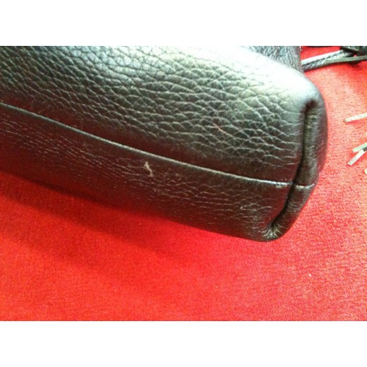 Sac Lancel Premier Flirt en cuir noir
