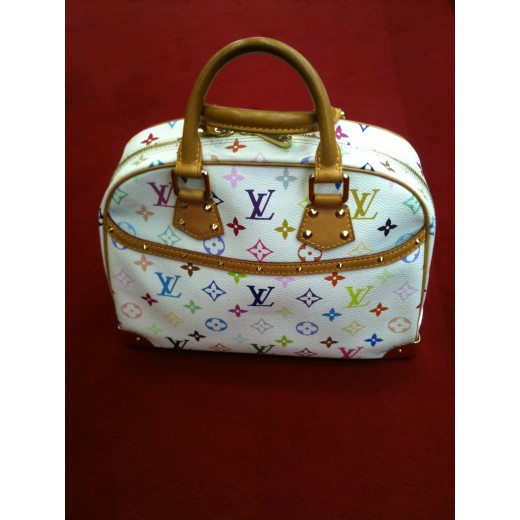 Sac Louis Vuitton Trouville en toile monogram multicolore