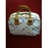 Sac Louis Vuitton Trouville en toile monogram multicolore