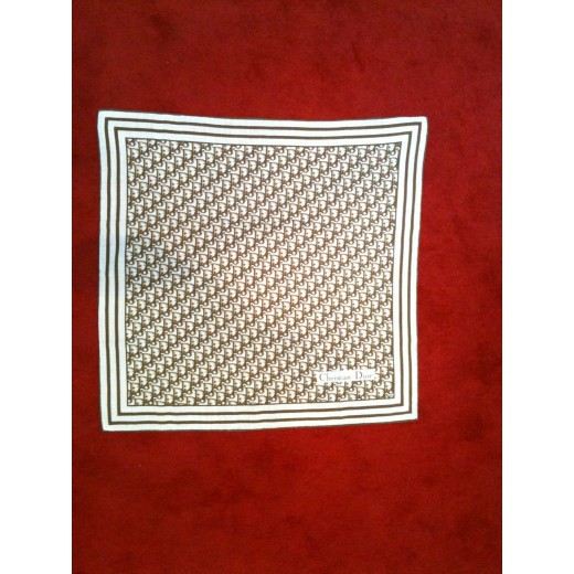 Foulard Dior Logo petit format en coton