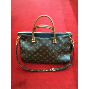 Sac Louis Vuitton Pallas en toile monogram Noir