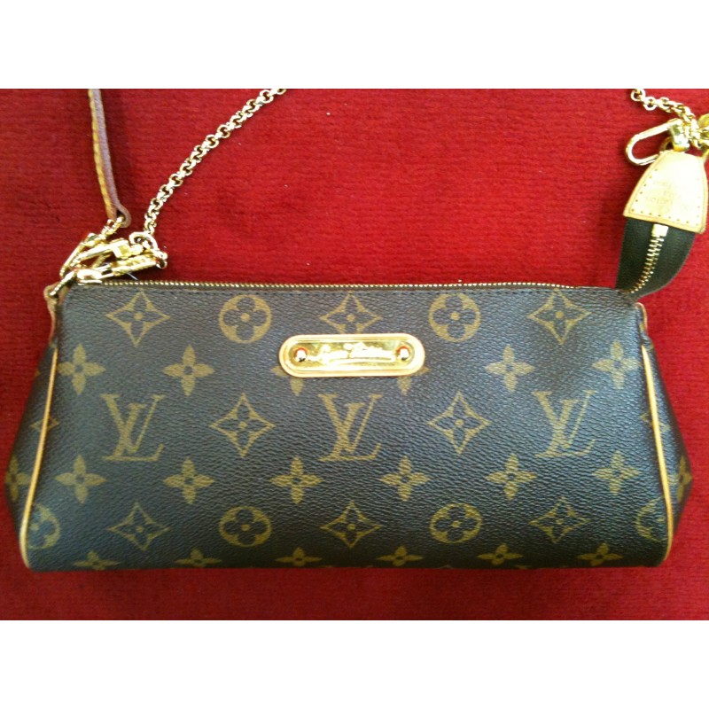 LOUIS VUITTON Monogram Eva Clutch 15004