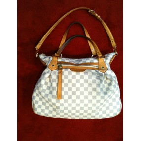 Sac Louis Vuitton Siracusa PM en toile damier azur