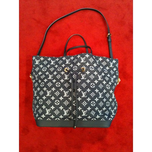 Sac Louis Vuitton Neverfull MM en toile denim