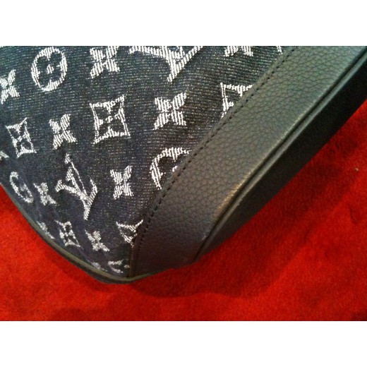 Sac Louis Vuitton Neverfull MM en toile denim