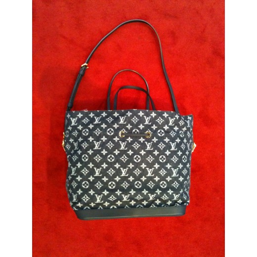 Sac Louis Vuitton Neverfull MM en toile denim