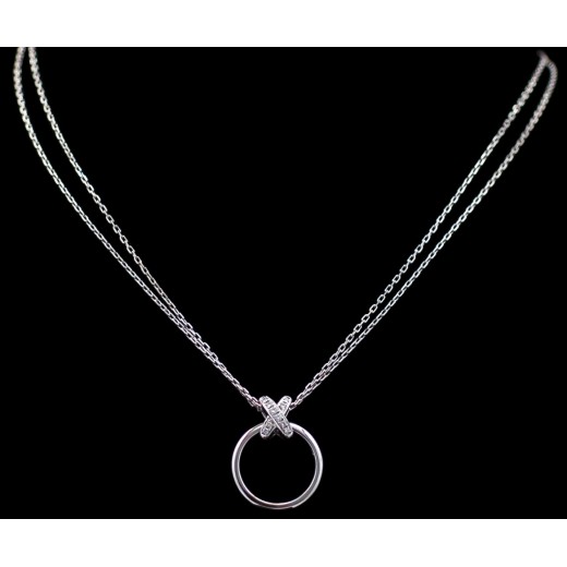 Collier Chaumet Alliance Liens en or et diamants