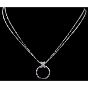 Collier Chaumet Alliance Liens en or et diamants