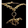 Bracelet Cartier Trinity Charms en or