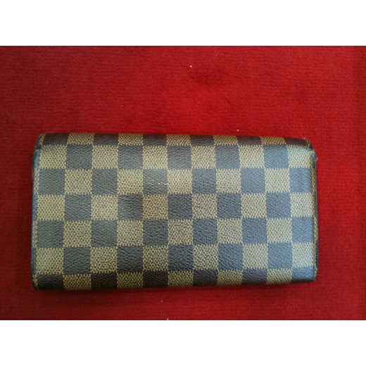 Pochette Louis Vuitton Porte-monnaie en toile damier