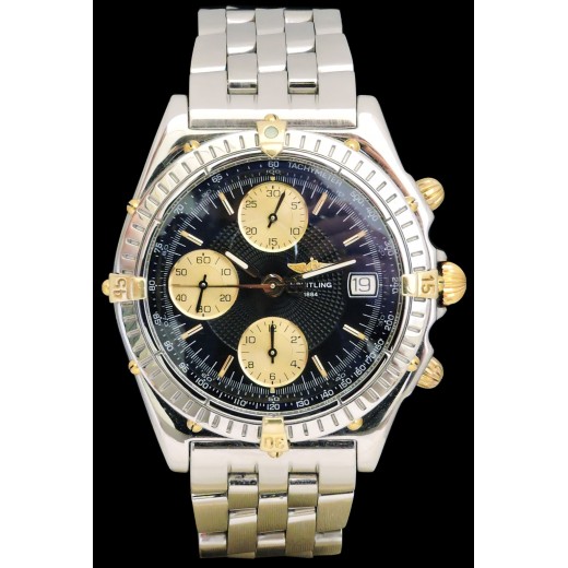 Montre breitling or online et acier
