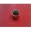 Bague Chanel fantaisie en acier brossé