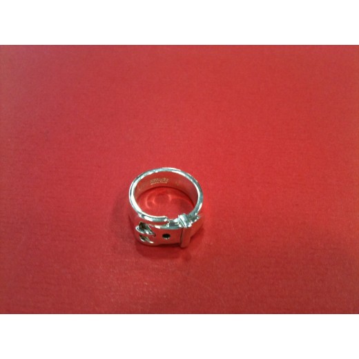 Bague Hermès Ceinture en argent