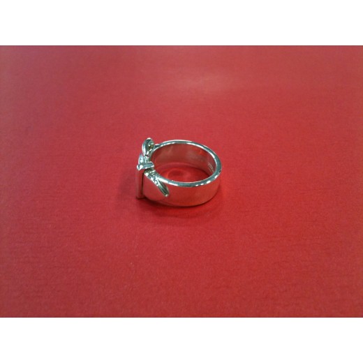 Bague Hermès Ceinture en argent