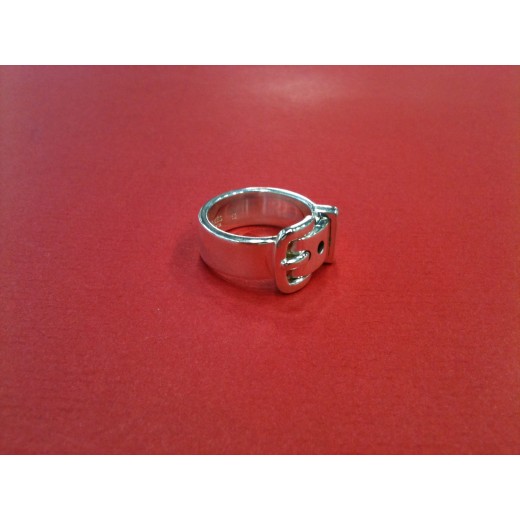 Bague Hermès Ceinture en argent