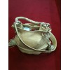 Sac Lancel Brigitte Bardot en tissu et cuir camel