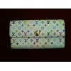 Pochette Porte-monnaie Louis Vuitton en toile monogram multicolore