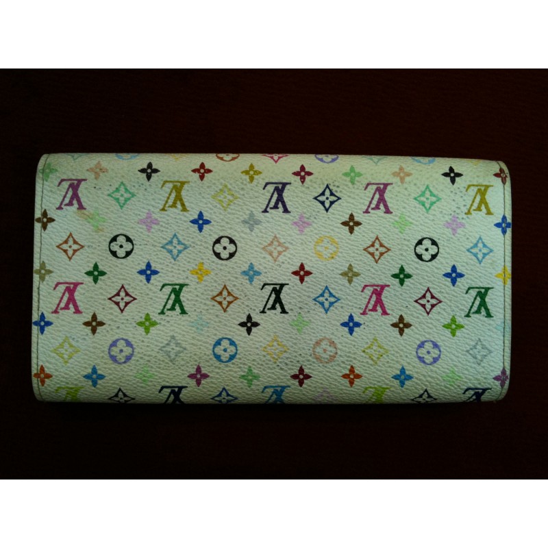 Louis Vuitton Monogram Multicolore Porte Monnaie Plat (SHG-34394) – LuxeDH