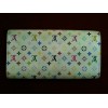 Pochette Porte-monnaie Louis Vuitton en toile monogram multicolore