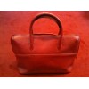 Sac Gurtner en cuir rouge