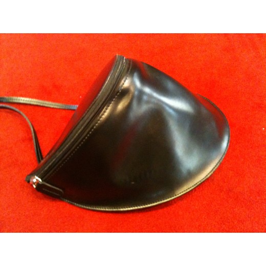 Sac en cuir noir