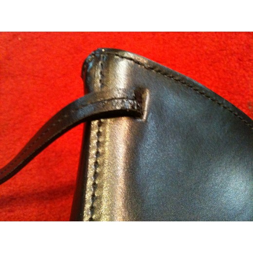 Sac en cuir noir