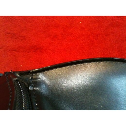 Sac en cuir noir