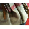 Sac Burberry en toile check et cuir