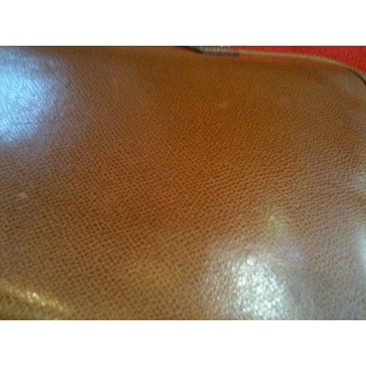 Sac Hermès Plume en cuir gold