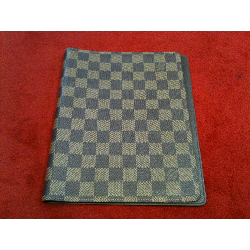 Couverture Agenda de bureau Louis Vuitton en toile damier