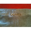 Sac Prada en peau de veau tannée kaki